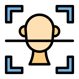 Face scanner icon