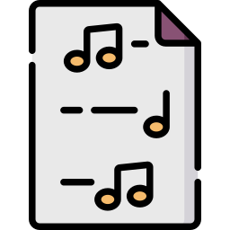 Music sheet icon