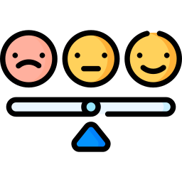 Satisfaction scale icon