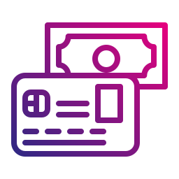 paiement par carte de crédit Icône