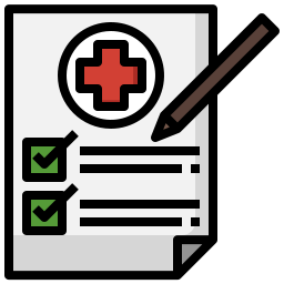 Medical check icon