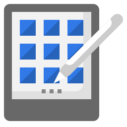 Pen tablet icon