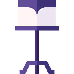 Music stand icon