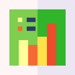 diagramme à bandes Icône