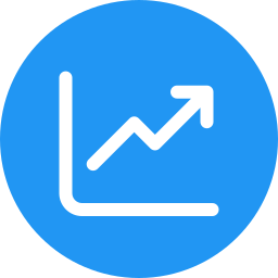 Line chart icon