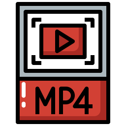 formato file mp4 icona