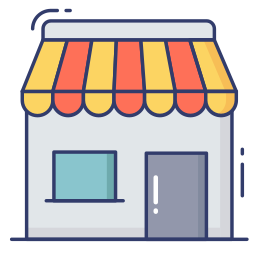 Shopping store icon