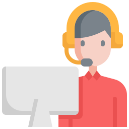 Call center agent icon