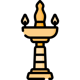 Oil lamp icon