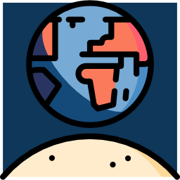 Planet earth icon