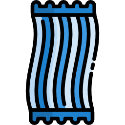 Beach towel icon