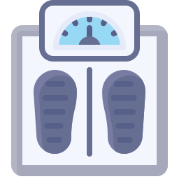 Weight scale icon