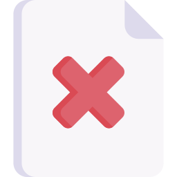 Rejected icon