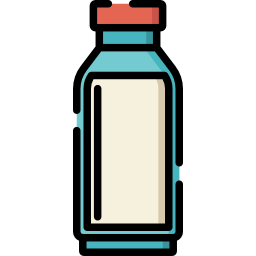 Milk bottle icon