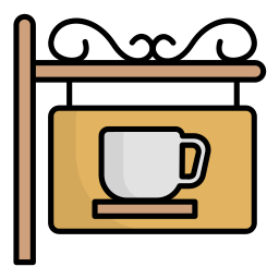 Coffee shop icon