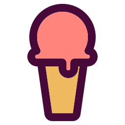 Ice cream cone icon