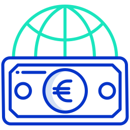 la finance Icône