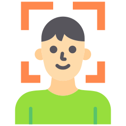 Face recognition icon