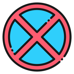 No stopping icon