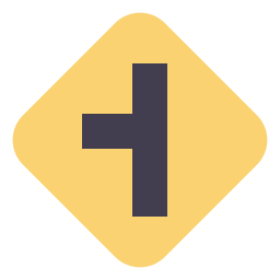 nebenstraße links icon