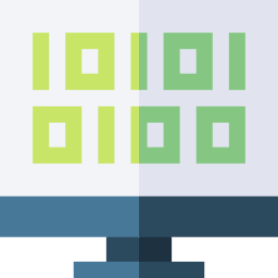 Binary code icon