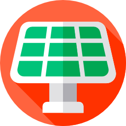 Solar panel icon