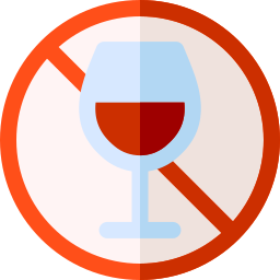 No alcohol icon