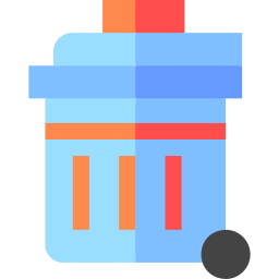 Trash bin icon