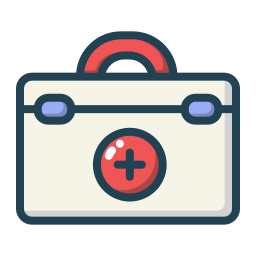 Medical kit icon