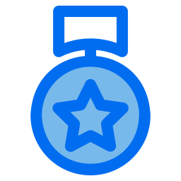 medalha estrela Ícone