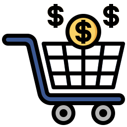 Shopping trolley icon