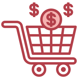 Shopping trolley icon