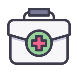 First aid kit icon