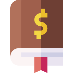 Finance book icon