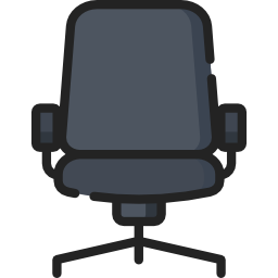 Desk chair icon