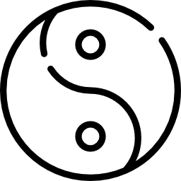 yin yang ikona