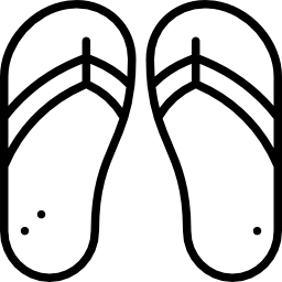 Flip flops icon