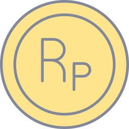 indonesische rupiah icon