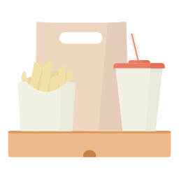 Food delivery icon