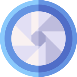 Camera lens icon