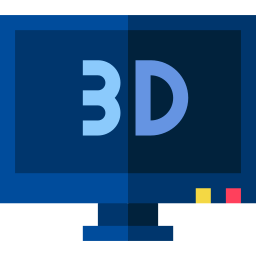 3d movie icon