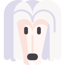 Afghan hound icon