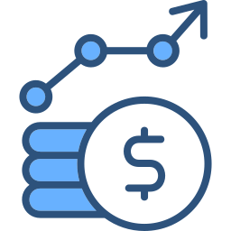 crescimento de dinheiro Ícone