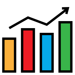 rapport sur les bénéfices Icône