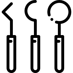 Dentist tools icon