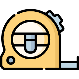 Measuring tape icon