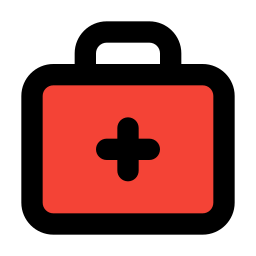 First aid kit icon