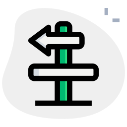 panneau de signalisation Icône