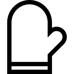 Oven mitt icon