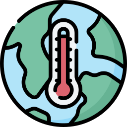 réchauffement climatique Icône